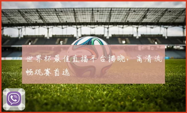 世界杯最佳直播平台揭晓，高清流畅观赛首选