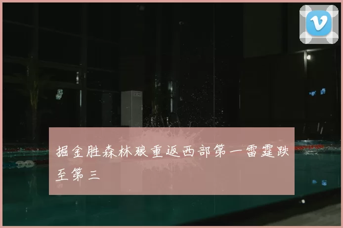 掘金胜森林狼重返西部第一雷霆跌至第三