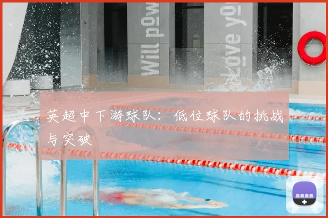 英超中下游球队:低位球队的挑战与突破